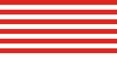 12 red-white stripes