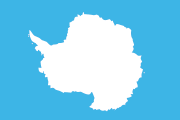blue, white map of antarctica