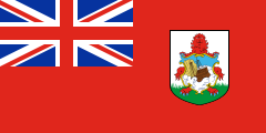 red British ensign, coat of arms