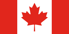 red-white-red bands with a thick white stripe containing a red maple leaf
