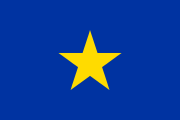 blue, yellow star