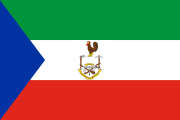 green-white-red, blue triangle, coat of arms