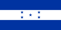 Dark blue flag of Honduras