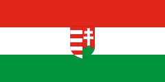 1918 flag of Hungary