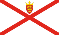 white, red saltire, coat of arms