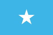 blue with a white star