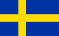 blue with a yellow nordic cross