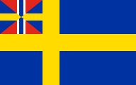 blue, yellow nordic cross, Sweden-Norway union mark