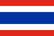red-white-blue-white-red stripes with a thick middle stripe