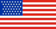 43-star US flag