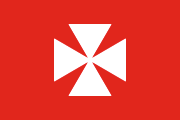 red, white maltese cross