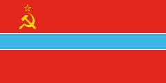 Flag of Soviet Uzbekistan