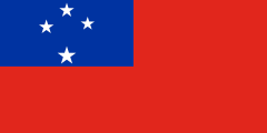 1948 flag of Western Samoa